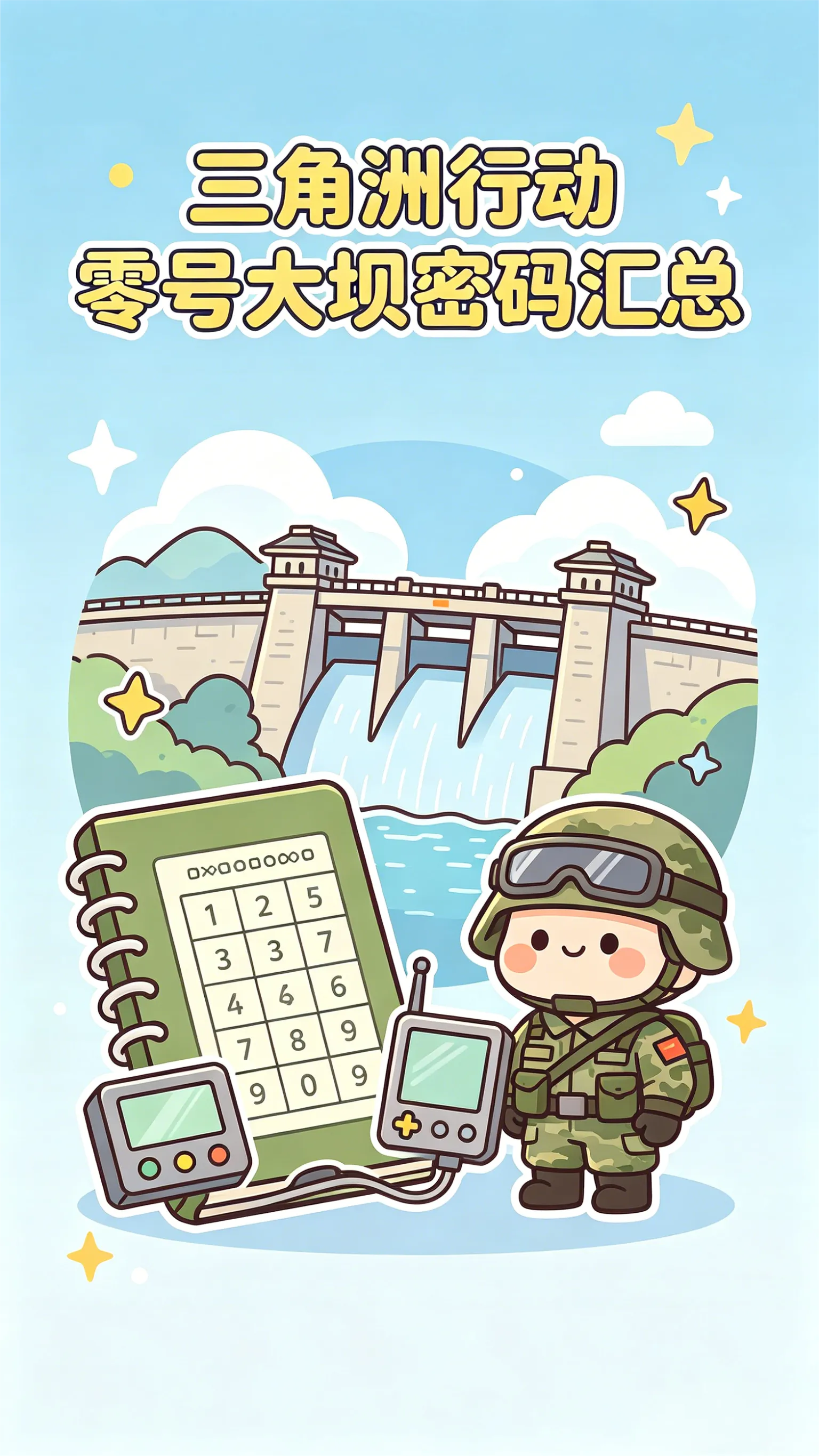 零号大坝密码门全图鉴｜工地4位密码、钥匙卡3位密码、每日刷新密码，一张表全搞定