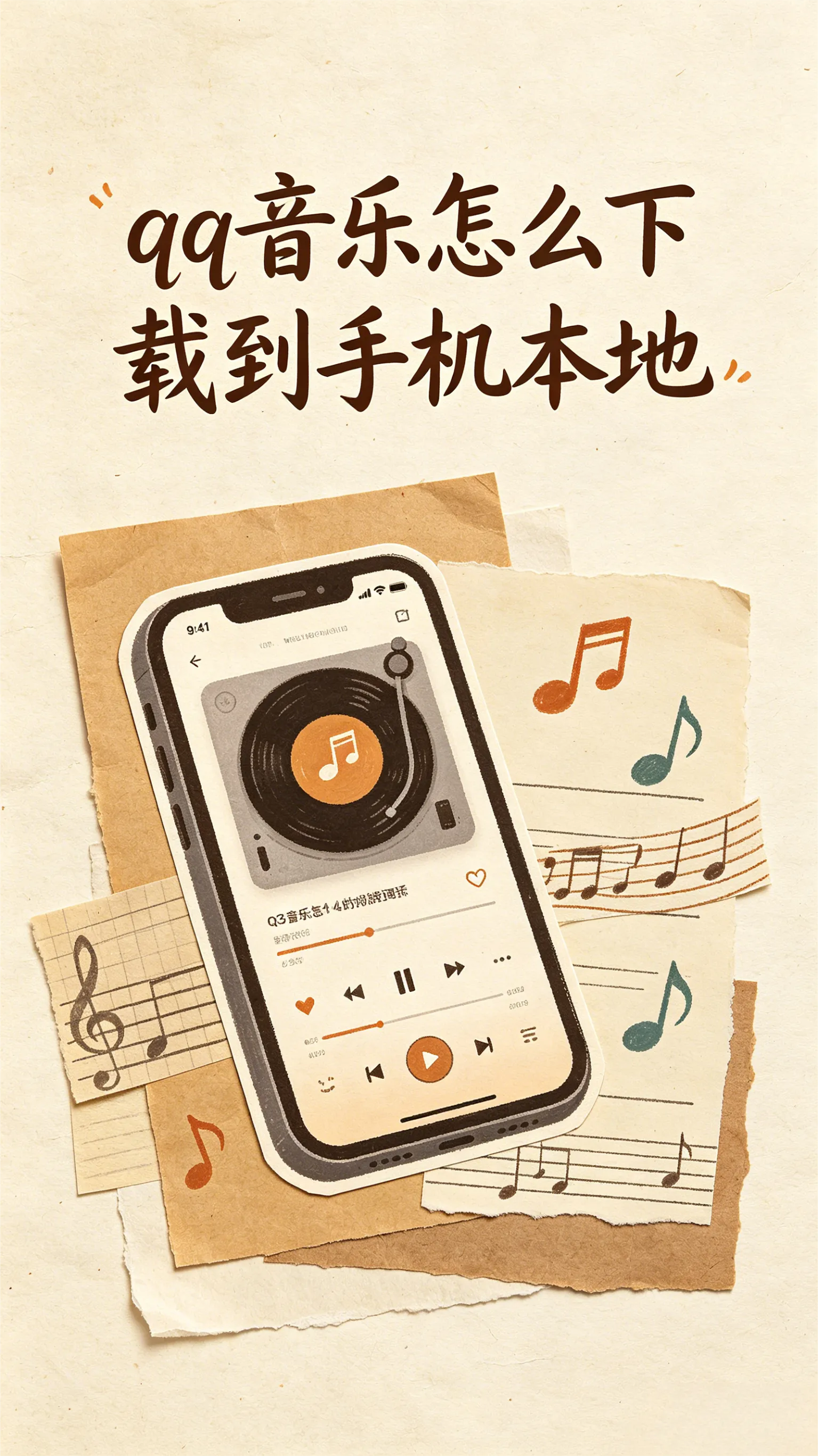 离线不断电：QQ音乐手机本地下载与无网畅听全攻略