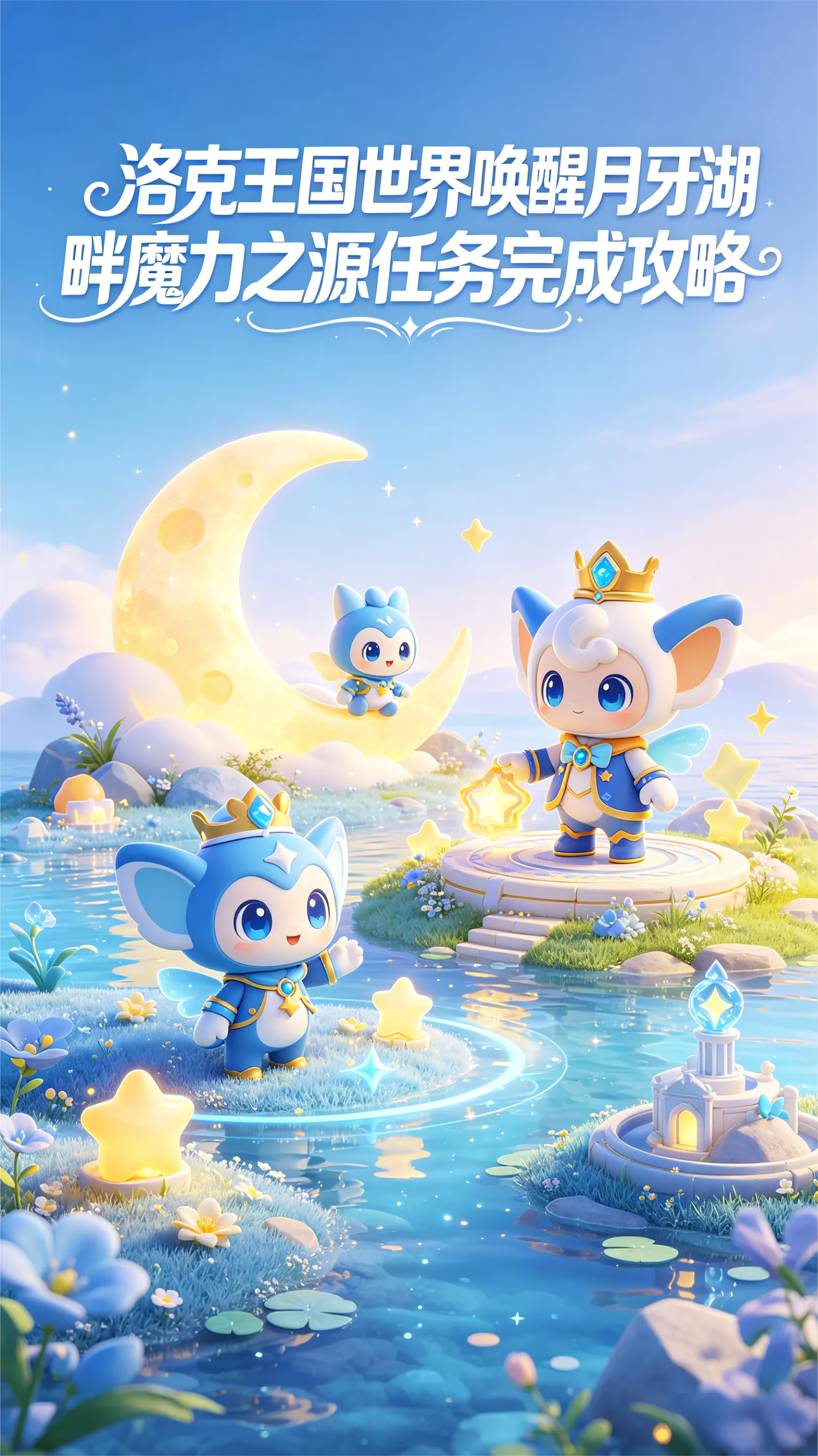 《洛克王国：世界》月牙湖畔魔力之源唤醒全攻略：两种任务类型一次讲透，手把手教你通关