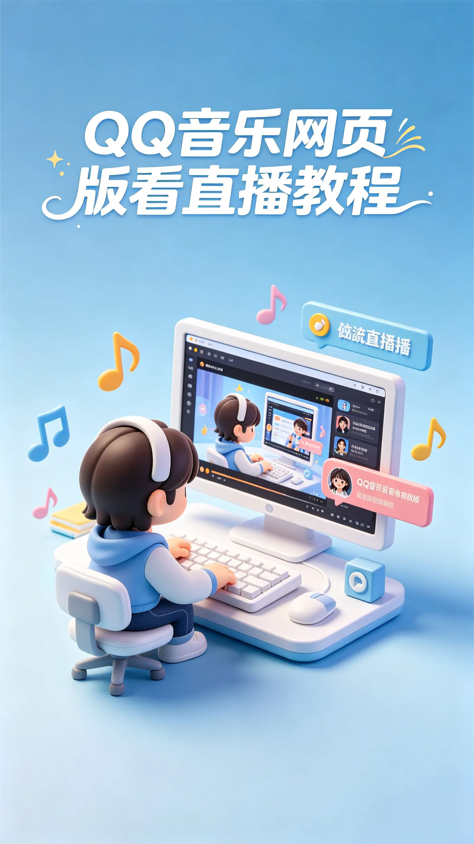 电脑看QQ音乐直播，网页版和客户端到底选哪个？真实体验对比来了