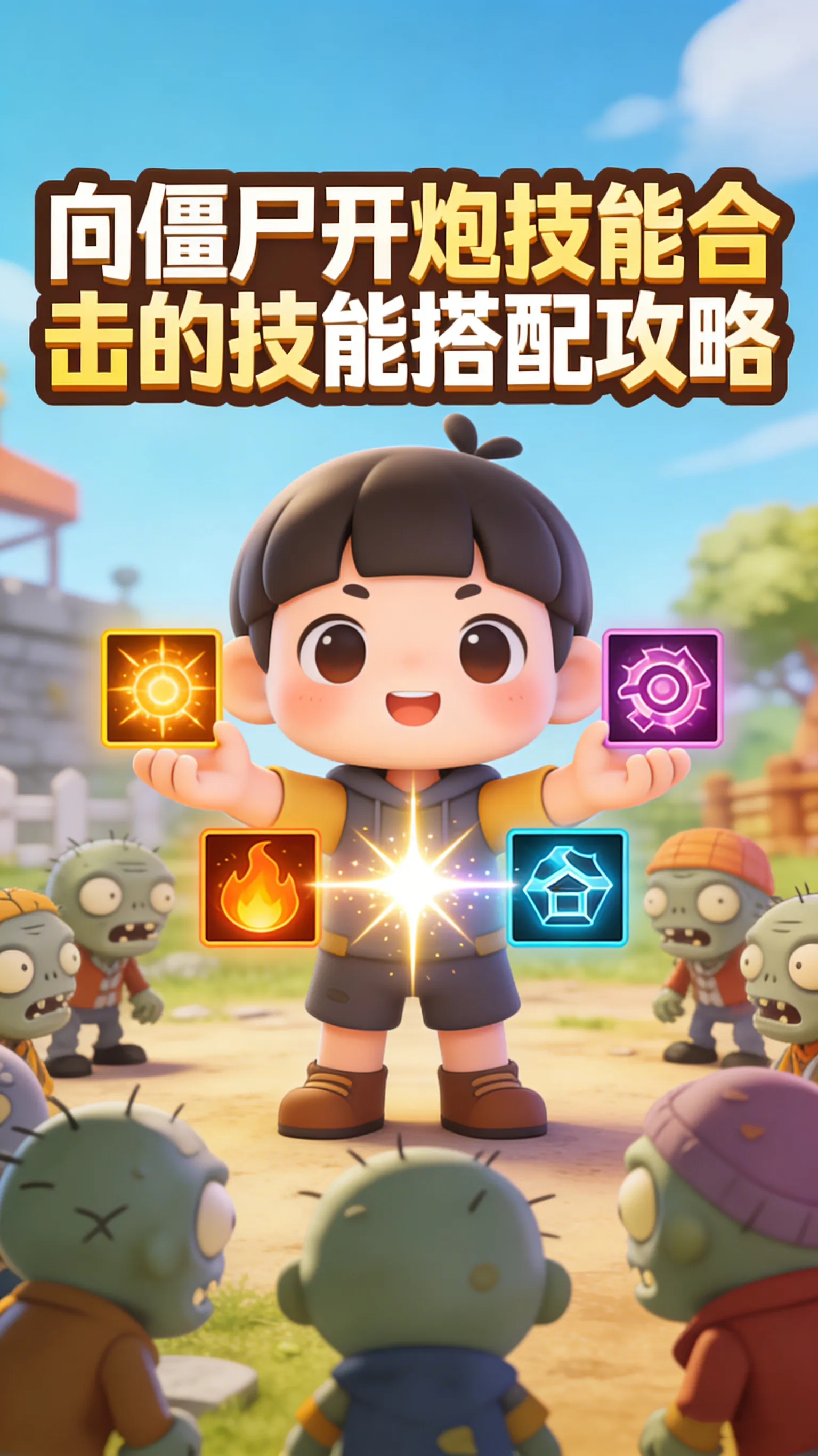 向僵尸开炮技能合击配方大全！这6套“合成食谱”一学就会，伤害直接翻倍