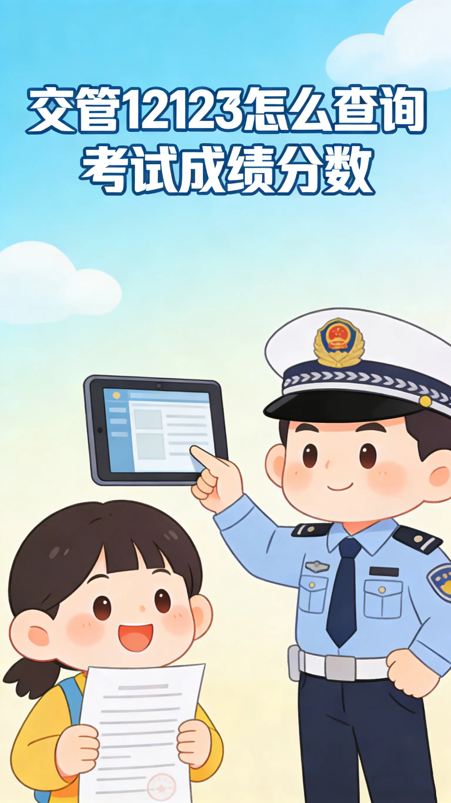 驾考成绩怎么查？交管12123查询考试成绩分数全攻略