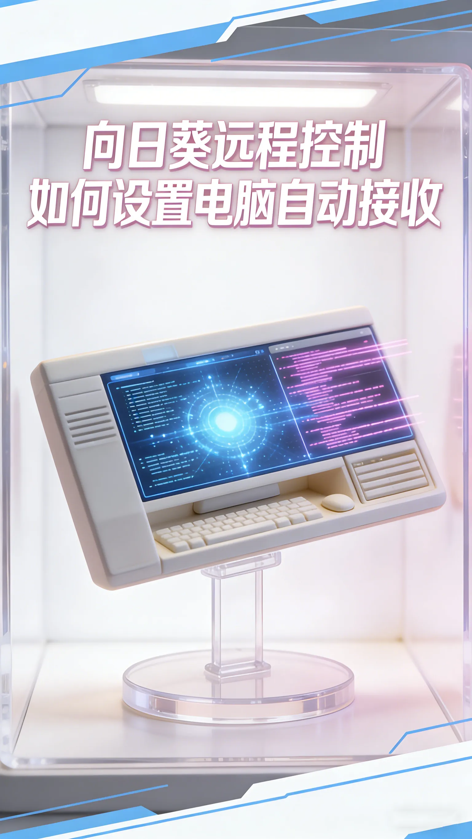 向日葵远程控制“自动接收”设置全攻略 —— 实现无人值守远程访问
