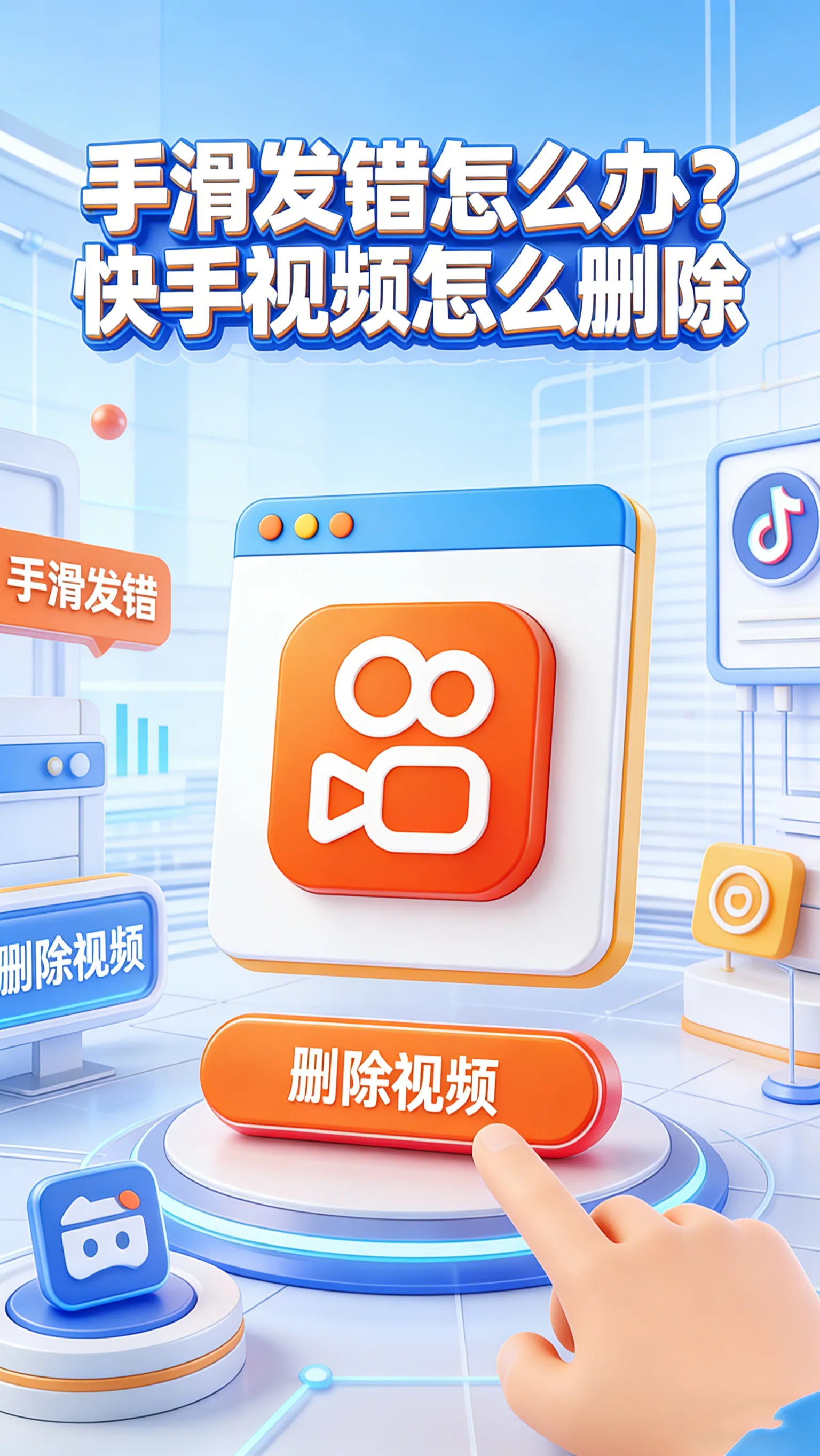 手滑发错怎么办？快手视频删除方法一文讲清