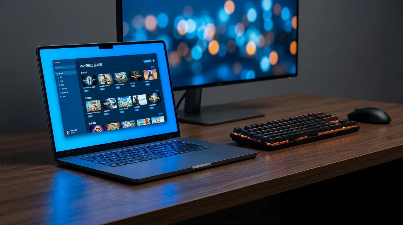 不用换电脑，M 芯片 Mac 玩 Windows 游戏：Mac 应用宝实测边界